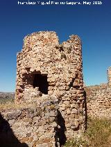 Castillo del Berrueco. Torreón circular izquierdo